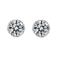 Load image into Gallery viewer, 2ct CZ Solitare Earrings
